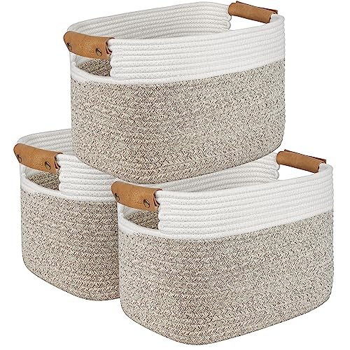 3-Pack Woven Baby Baskets for Organizing