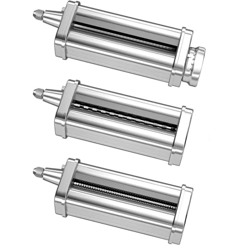 3-Piece Pasta Maker Accessories for KitchenAid Stand Mixers
