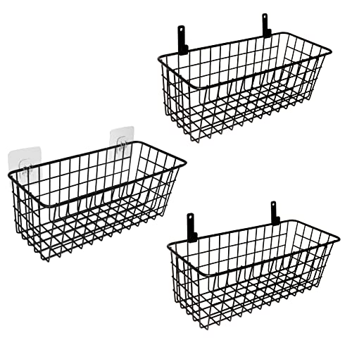 3 Set Hanging Wire Baskets