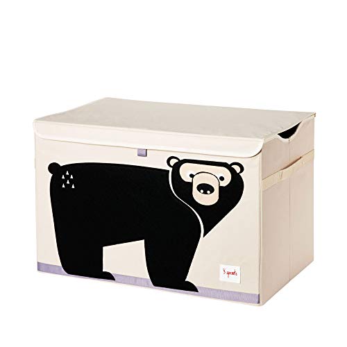3 Sprouts Kids Toy Chest - Bear Storage Trunk