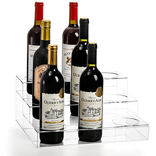 3 Tier Acrylic Wine Bottle Holder