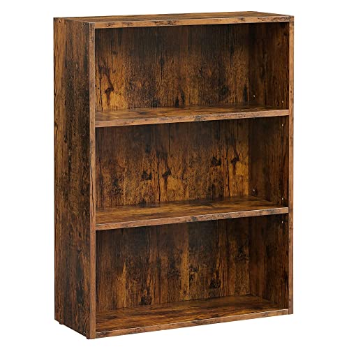 3-Tier Adjustable Storage Bookshelf