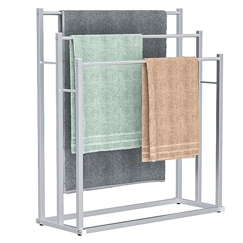 3-Tier Metal Towel Rack Stand