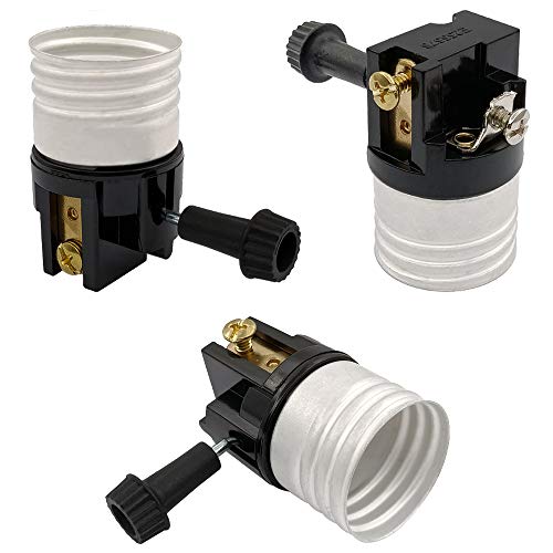 3 Way Lamp Socket Repair Kits, Medium Base, UL Listed (3 Pack)