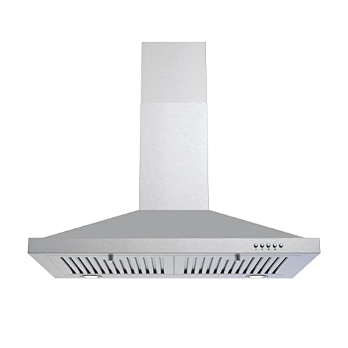 30 inch, 600 CFM Wall Mount Range Hood