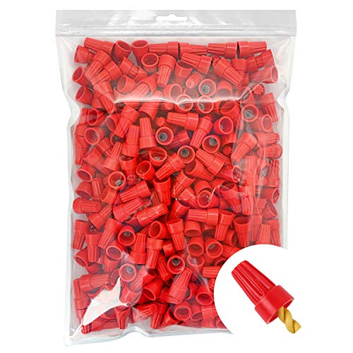 300 Pcs Red Electrical Wire Connectors Screw Terminals