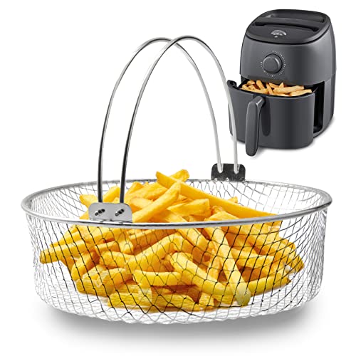 304 Stainless Steel Mesh Basket for Air Fryer