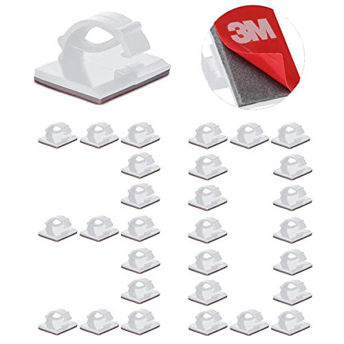 30PCS 3M Self Adhesive Cable Clips