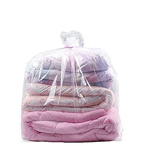 Jumbo Plastic Storage Bags for Comforters and Blankets Set of 10