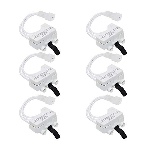 3406107 Dryer Door Switch by Beaquicy - 6-Pack