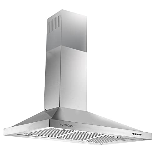 36 Inch Stainless Steel Range Hood with LED Light