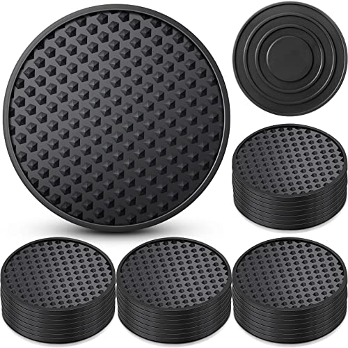 36 Pcs Silicone Drink Coasters for Tabletop