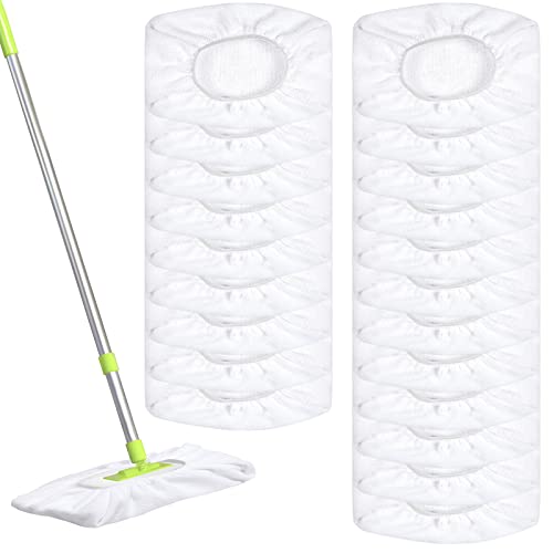 36 Pcs Terry Mop Pads - Reusable Mop Covers for Hardwood Floor Cleaning