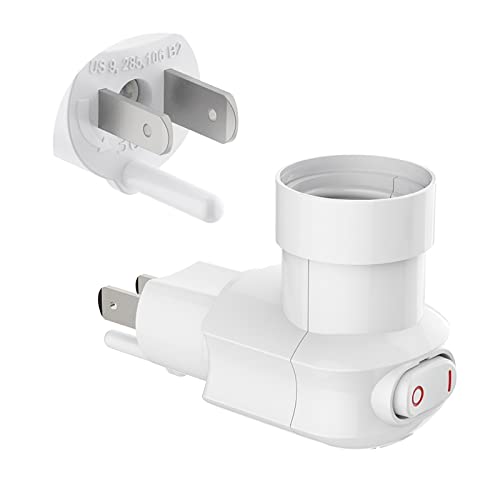 360° Rotatable Plug Light Socket Outlet Adapter