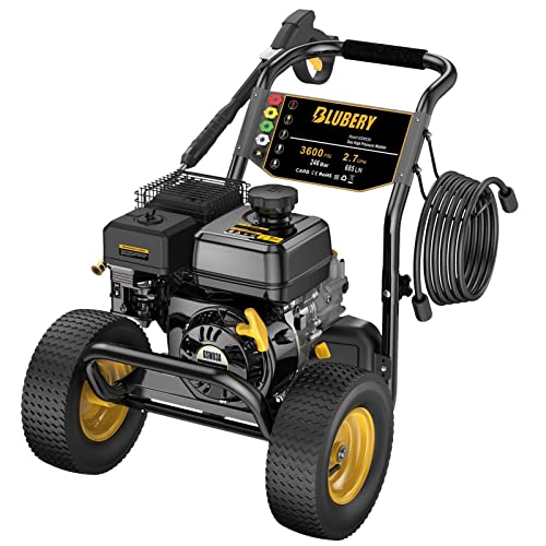 3600PSI Power Washer with 30-feet Hose - Heavy-Duty, Portable, Industrial Style