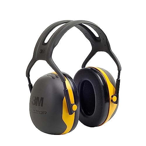 3M Peltor X2A Noise Protection Ear Muffs for Work and Hobby, NRR 24 dB, Yellow