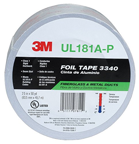 3M TALC Foil Tape 3340: HVAC Duct Sealing & Repair