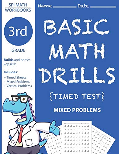 Math Drills Timed Test: Grade 3 Workbook