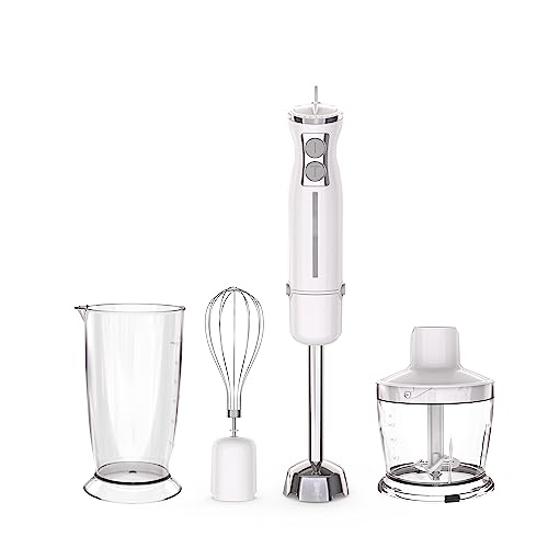 Abuler 5-in-1 800W Handheld Mixer, 12 Speed BPA-Free Stick Blender