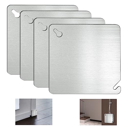 Square Flat Electrical Box Cover Plate Set of 4