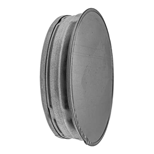 4" Inch Metal Tee Cap - Round Vent Cover