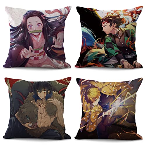 Anime Character Pillowcase Set 18x18" - XIXISA