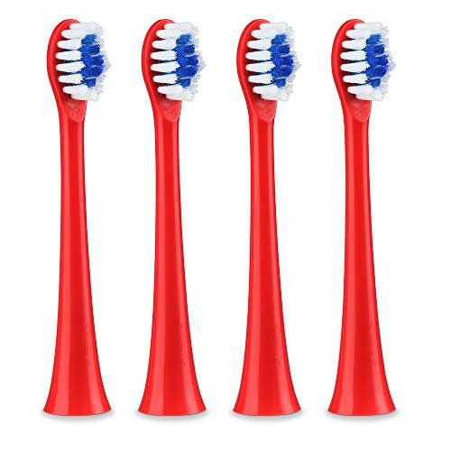 4-Pack Replacement Toothbrush Heads for Kids