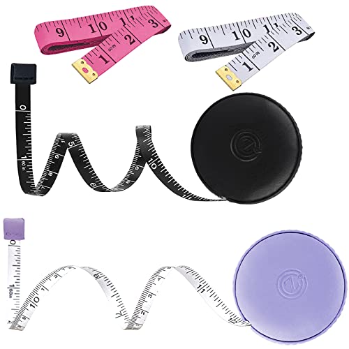 4 Pack Retractable Measuring Tape Set