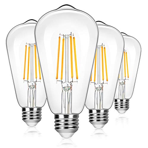 Vintage Style 4-Pack LED Edison Bulbs - 100W Equivalent