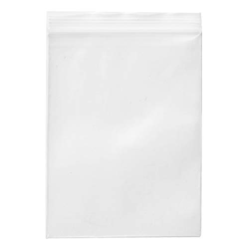 4 x 6-inch 2Mil Clear Reclosable Poly Storage Plastic Bags for Candy Cookies Cards by L-BOST, Pack of 100