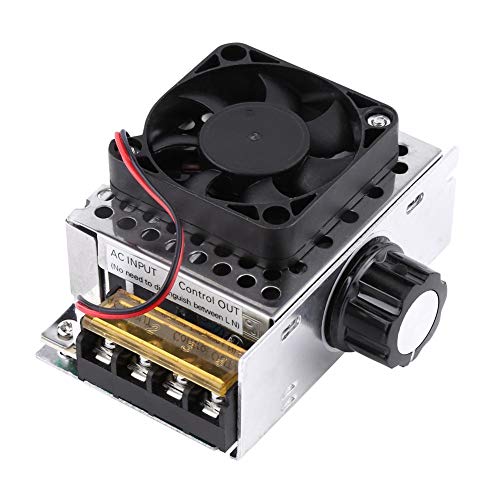 FTVOGUE 4000W Electric Voltage Regulator with Fan Thermostat