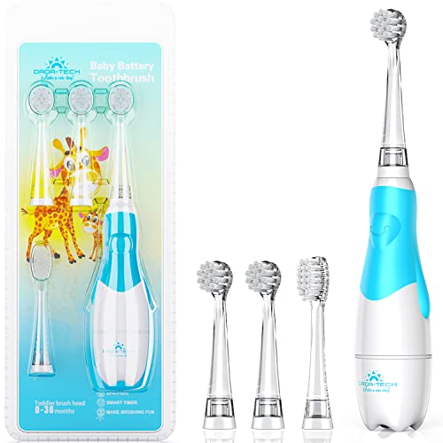 Baby Electric Toothbrush with Smart LED Timer and Sonic Technology