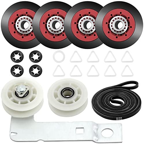 Fetechmate Dryer Maintenance Kit: Rollers, Belt, Idler Pulley Set