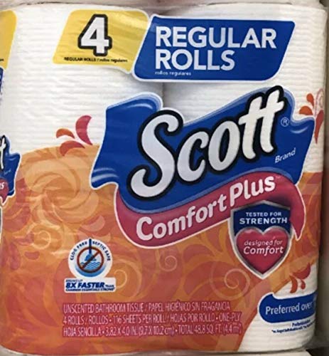 48 Rolls of Scott Comfort Plus Toilet Paper
