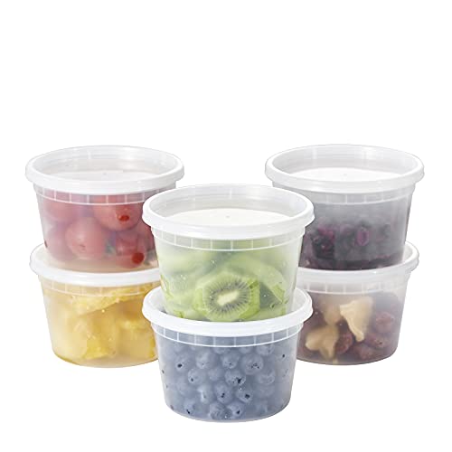 48Set Plastic Deli Food Storage Containers