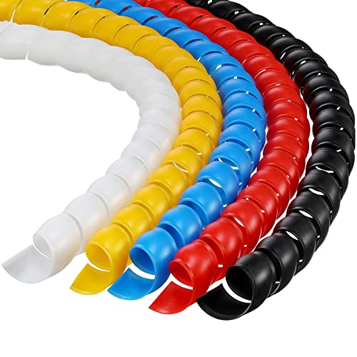 49 ft Dog and Cat Cord Protector Spiral Cable Wire Protector Sleeve