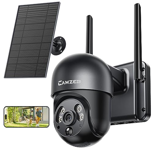 Camzeb 4G LTE Outdoor Security Camera - Color Night Vision, PIR Motion Detect, 2-Way Talk, SIM Card IP66