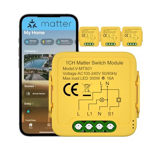 4Pack Smart Switch Module for Seamless Smart Home Automation