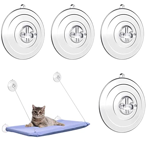 4Pcs Suction Cups for Cat Window Perch