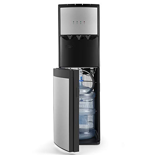  Primo Bottom-Loading Water Dispenser - 2 Temp (Hot-Cold) Water  Cooler Water Dispenser for 5 Gallon Bottle w/Child-Resistant Safety  Feature, Black : Tools & Home Improvement