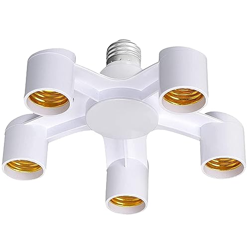 5 in 1 Light Bulb Socket Splitter
