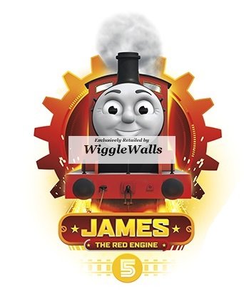 5 Inch James Red Engine Wall Decal Sticker