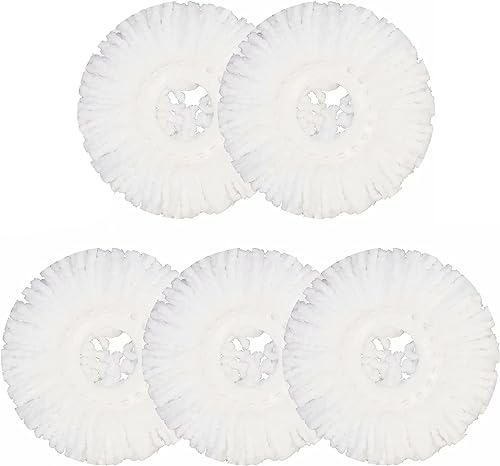 5 Pack Spin Mop Replacement Head