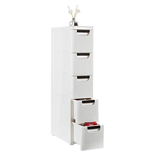 5-Tier Rolling Cart Organizer and Storage