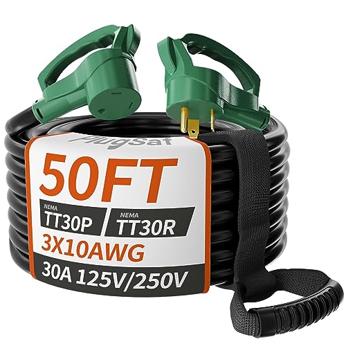 50 FT 30 Amp RV Extension Cord Outdoor