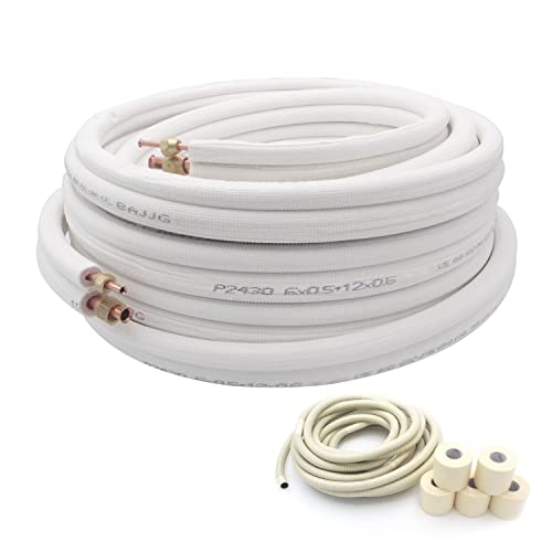 50 Ft Air Conditioning Copper Tubing Pipe Extension
