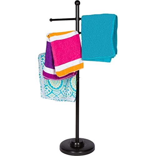 50" Towel Rack for Pool and Spa (Black)
