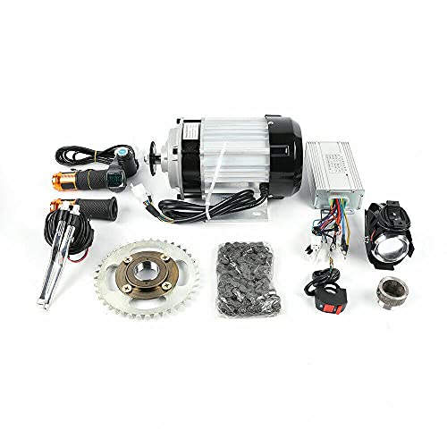 YIYIBYUS 500W Electric Brushless Motor Kit, 48V Trike Gear Motor