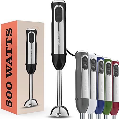 500W Immersion Blender with Turbo Mode and Detachable Base