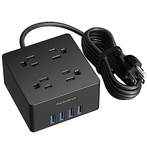 5ft Power Strip, SUPERDANNY Surge Protector